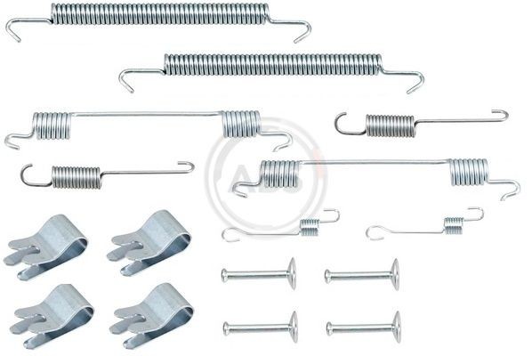A.B.S. Accessory Kit, brake shoes 0029Q A.B.S. 0029Q Land Rover Freelander Convertible brake shoe fitting kit replacement