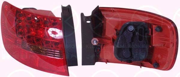 KLOKKERHOLM Rear light 00310707A1 AUDI A6 KLOKKERHOLM rear lights 00310707A1