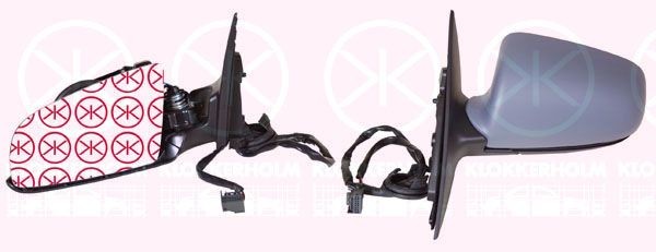 KLOKKERHOLM Sidespeil 00311042 00311042 Sladrespeil AUDI A8 KLOKKERHOLM