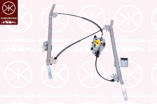KLOKKERHOLM Mechanizmus zdvíhania okna 00381804 00381804 KLOKKERHOLM Mechanizmus zdvíhania okná Audi lacné