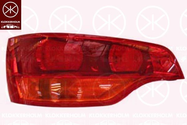 KLOKKERHOLM Rear light 00400701A1 Audi A6 KLOKKERHOLM rear lights 00400701A1