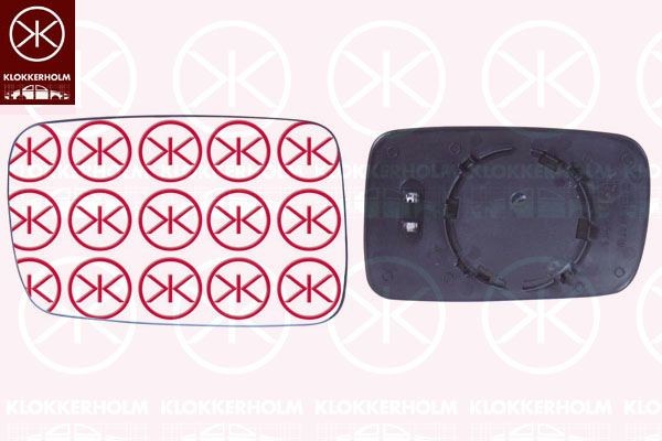 KLOKKERHOLM Vetro specchio, Specchio esterno 00611065 00611065 Vetro specchietto KLOKKERHOLM BMW i4 costo