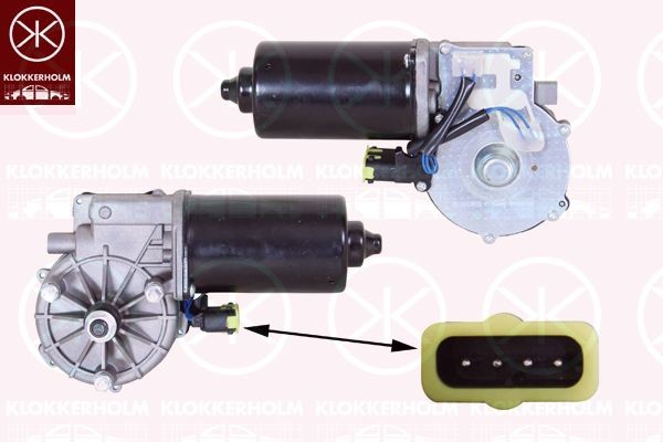KLOKKERHOLM Motor de limpa-vidros 00653270 Motor de parabrisa KLOKKERHOLM LAND CRUISER 00653270 baratos
