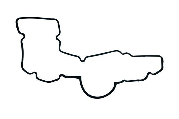 TRUCKTEC AUTOMOTIVE Gasket, timing case cover 01.10.048 Dodge JOURNEY TRUCKTEC AUTOMOTIVE timing cover gasket 0110048