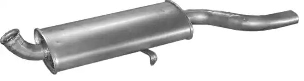 POLMO Rear silencer 01.14 Audi Q3 POLMO exhaust silencer 0114