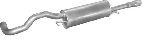 POLMO Rear silencer 01.18 AUDI Q3 POLMO exhaust silencer 0118