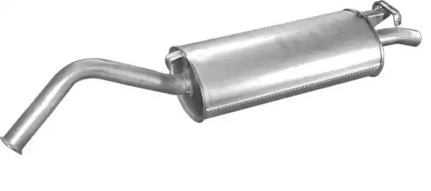 Takaäänenvaimentaja POLMO 01.25 POLMO 01.25 AUDI Q7 2008 Pakoputki äänenvaimennin taka