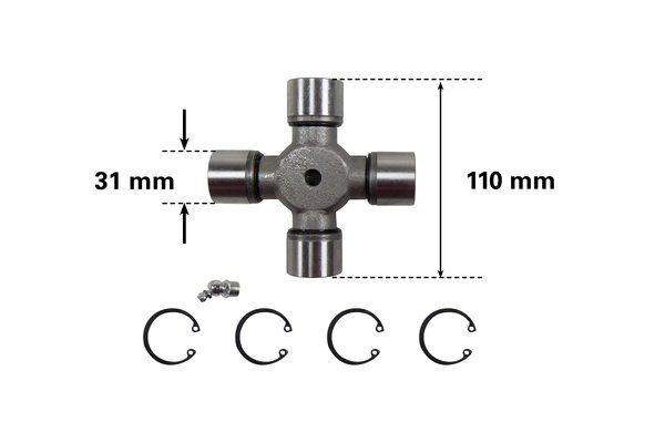 TRUCKTEC AUTOMOTIVE Hardyskiva 01.34.038 MERCEDES-BENZ hardyskiva TRUCKTEC AUTOMOTIVE 01.34.038