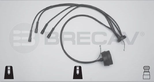BRECAV Tändkabelsats 01.409 01.409 BRECAV tändkabel ALFA ROMEO MITO