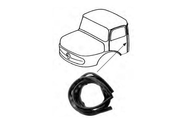 TRUCKTEC AUTOMOTIVE Sier- / beschermingspaneel, deur 01.50.010 Mazda PREMACY Achtersierlijst TRUCKTEC AUTOMOTIVE 01.50.010