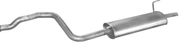 POLMO Rear silencer 01.63 01.63 POLMO exhaust silencer AUDI Q3