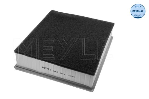 MEYLE Ilmansuodatin 012 094 0034 Ilmansuodatin MEYLE Pituus: 315 mm, Suodatinpanos, ORIGINAL Quality
