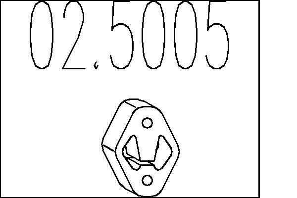 MTS Aanslagrubber, demper 02.5005 Houder demper MTS 108 02.5005 goedkoop