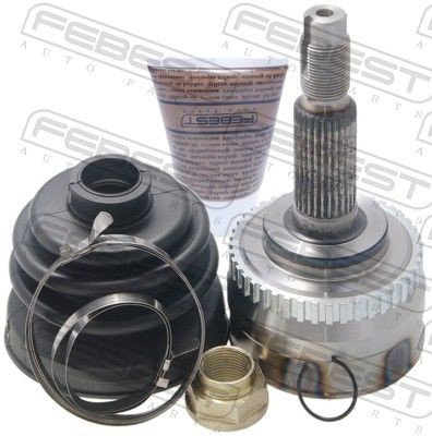 FEBEST Articulação, veio de transmissão 0210-034A44 Jogo de apoios veio de transmissão FEBEST Nissan 200 SX 0210-034A44