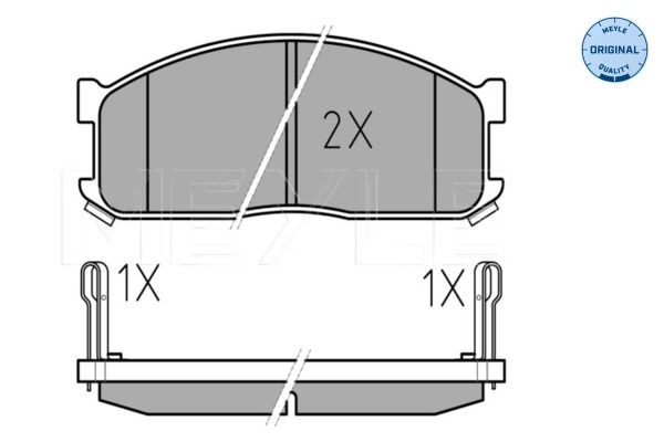 MEYLE Piduriklotsid 025 200 0215/W MEYLE 025 200 0215/W Piduriklotsid E-seeria Van odava hinnaga