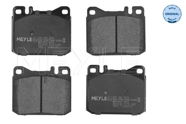 MEYLE Plaquettes de frein 025 203 9215 MEYLE 0252039215 Jeu de plaquettes de frein Mercedes S123 prix
