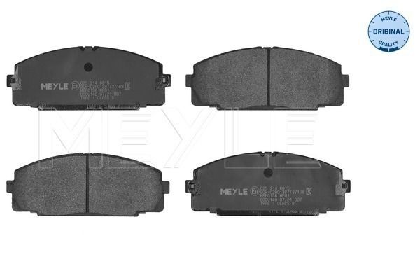 Remblokken MEYLE 025 214 6815 MEYLE 025 214 6815 Remblok vóór en achter Toyota HIACE 2025