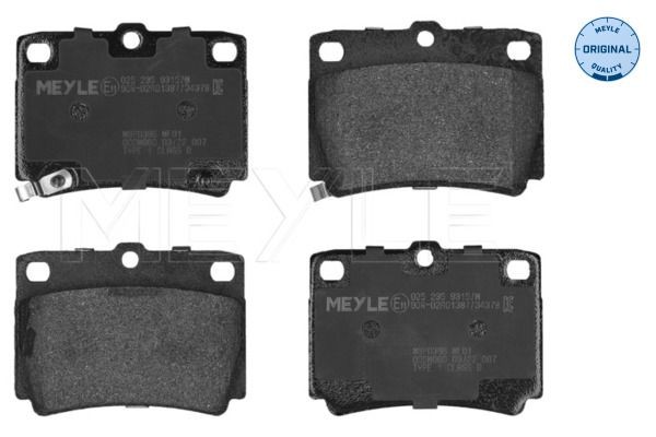 MEYLE Pastilhas de travão 025 235 9315/W MEYLE 0252359315/W Pastilha Scorpio Mk2 Sedan (GFR, GGR) preço