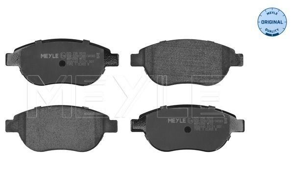 MEYLE Remblokken 025 236 0019 Citroën C5 Remblokkenset MEYLE 025 236 0019