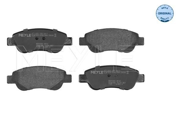 MEYLE Remblokken 025 239 5917 Citroën C5 Remblok MEYLE 025 239 5917