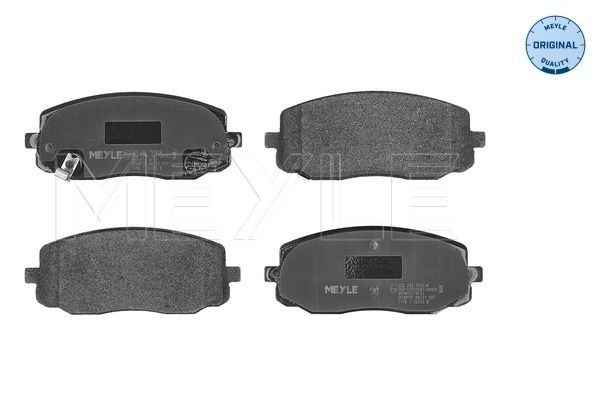 MEYLE Bremseklosser 025 242 7516/W Sportsbremseklosser MEYLE Hyundai ix55 025 242 7516/W