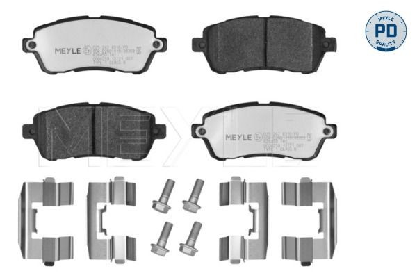 MEYLE Plaquettes de frein 025 242 8316/PD 025 242 8316/PD Plaquette SUZUKI GRAND VITARA MEYLE