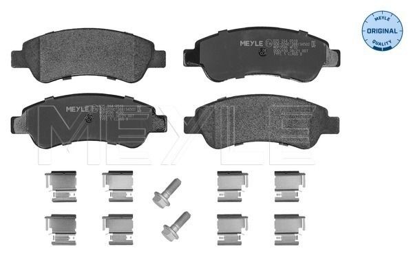 MEYLE Bromsbelägg 025 244 6519 025 244 6519 MEYLE bromsklossar Fiat QUBO