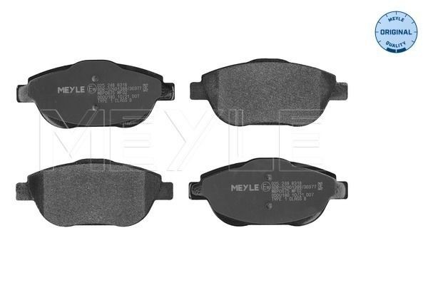 MEYLE Remblokken 025 248 8318 025 248 8318 Remblokset CITROËN C5 MEYLE