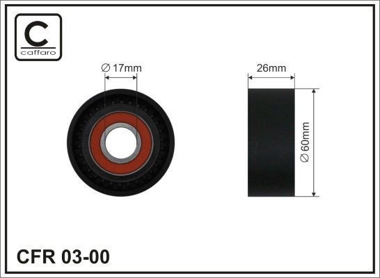 CAFFARO Galoppino guidacinghia, cinghia Poly-V 03-00 CAFFARO 03-00 Galoppino OPEL MOVANO prezzo