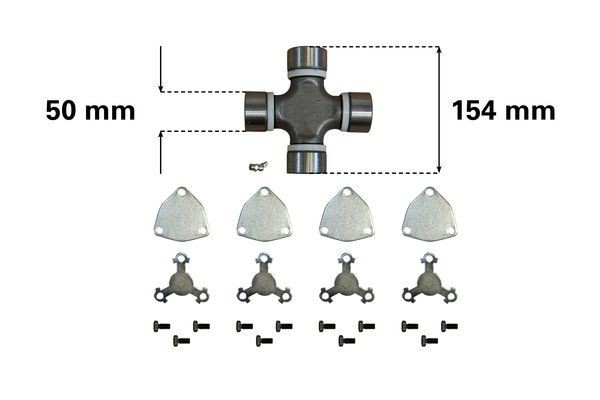 TRUCKTEC AUTOMOTIVE Šarnīrs, Garenvārpsta 03.34.005 Šarnīrs garenvārpsta TRUCKTEC AUTOMOTIVE C30 03.34.005 lēti