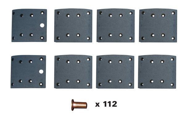 TRUCKTEC AUTOMOTIVE Bromsbelägg, sats, trumbroms 03.35.121 BMW trumbromsar TRUCKTEC AUTOMOTIVE 03.35.121