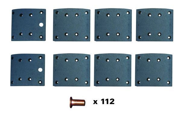 TRUCKTEC AUTOMOTIVE Bromsbelägg, sats, trumbroms 03.35.125 BMW trumbroms TRUCKTEC AUTOMOTIVE 03.35.125