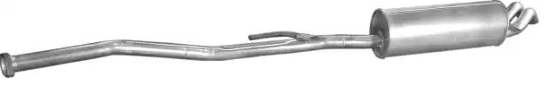 POLMO Koncový tlmič výfuku 03.83 Zadný tlmič výfuku POLMO Z3 03.83 lacné