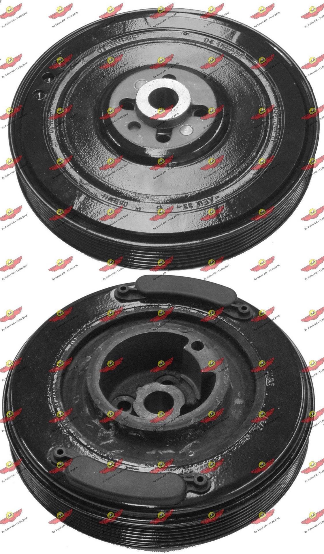 AUTOKIT Poulie damper (vilebrequin) 03.90006 Poulie de vilebrequin AUTOKIT A4 03.90006 pas cher