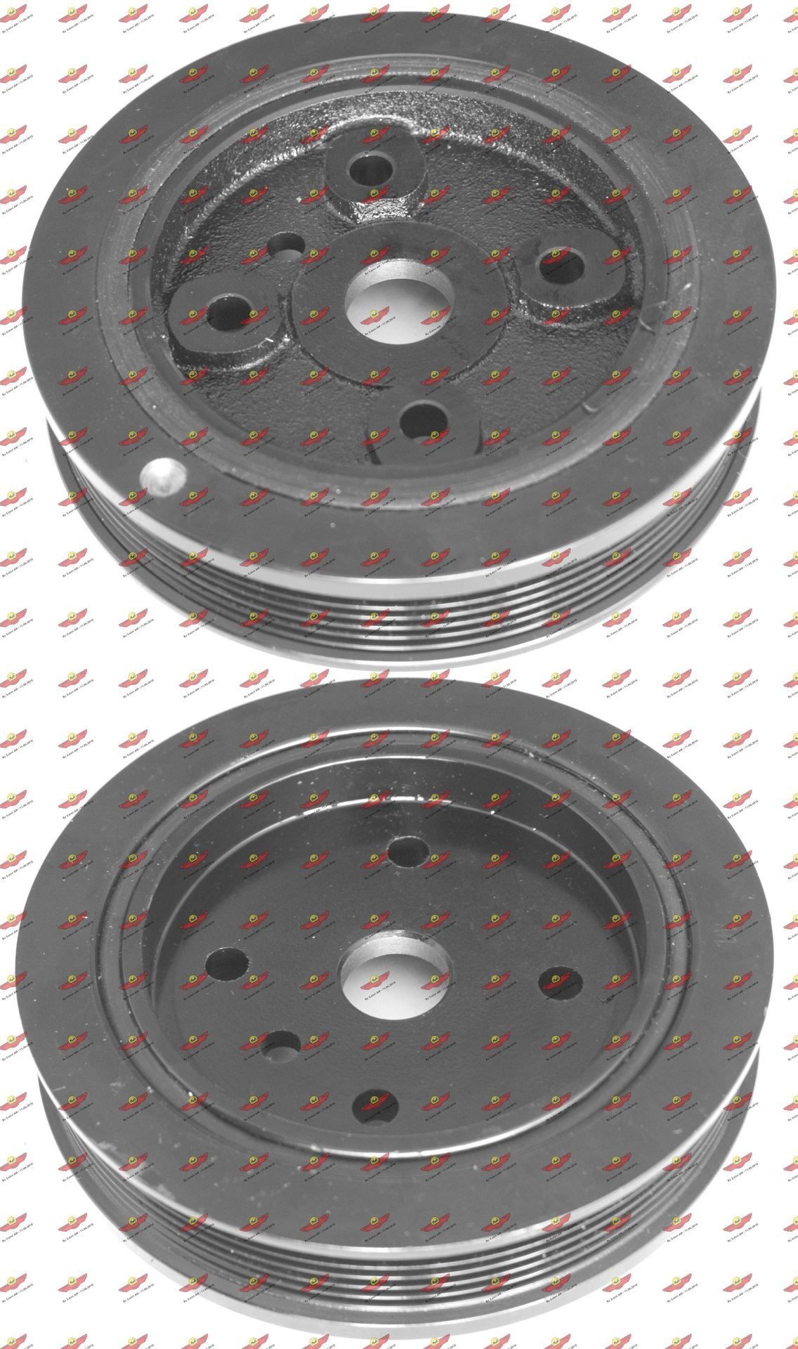 AUTOKIT Poulie damper (vilebrequin) 03.90099 Kit de poulies vilebrequin AUTOKIT A4 03.90099 pas cher