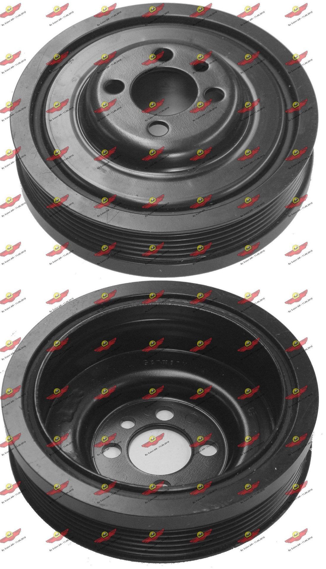 AUTOKIT Poulie damper (vilebrequin) 03.90108 03.90108 Poulie de vilebrequin AUDI A4 AUTOKIT