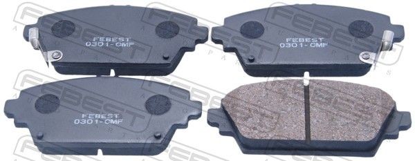 FEBEST Plaquettes de frein 0301-CMF Nissan TEANA Plaquettes de frein FEBEST 0301-CMF