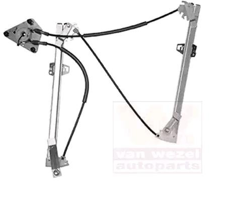 Window regulator VAN WEZEL 0301264 VAN WEZEL 0301264 2015 AUDI A1 window regulator replacement