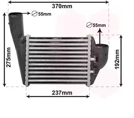 Interkūlers VAN WEZEL 03014701 VAN WEZEL 03014701 Starpdzesētājs AUDI A4 1999