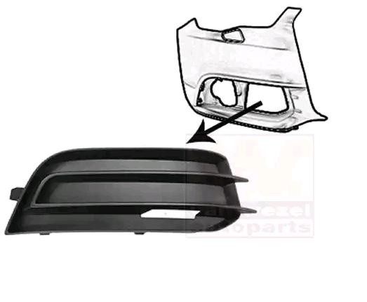 Ventilasjonsgitter VAN WEZEL 0301592 VAN WEZEL 0301592 Tåkelys grill AUDI A1 2021