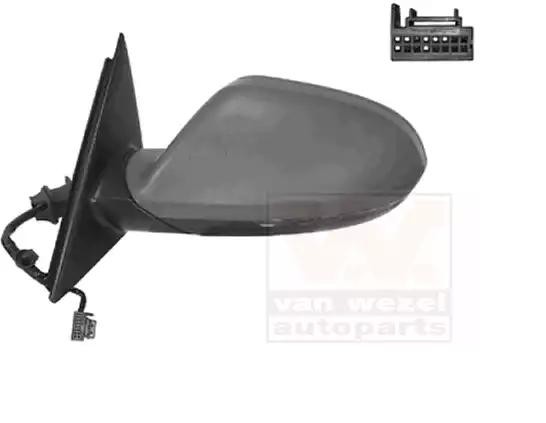 VAN WEZEL Vonkajżie spätné zrkadlo 0342807 Spätné zrkadlo VAN WEZEL Q2 0342807 lacné