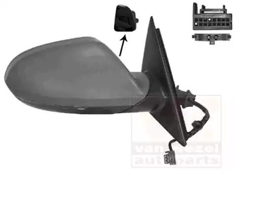 VAN WEZEL Wing mirror 0342828 VAN WEZEL 0342828 Audi TT Coupe side mirror replacement