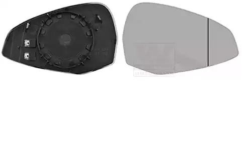 Backspegelglas VAN WEZEL 0346838 VAN WEZEL 0346838 Sidobackspegel AUDI A5 2020