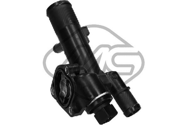 Flange do líquido de refrigeração Metalcaucho 03670 Metalcaucho 03670: Flange da água Dacia LOGAN 2004