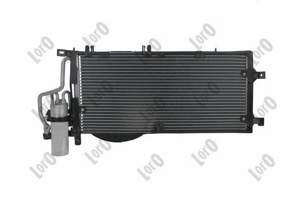 Kondensator, klimaanlegg ABAKUS 037-016-0044 ABAKUS 037-016-0044: Ac radiator Opel COMBO 2010