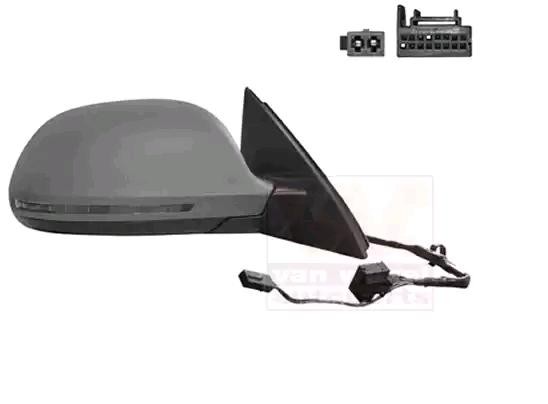 VAN WEZEL Sidespeil 0370816 Ryggespeil Audi 8U 0370816 VAN WEZEL