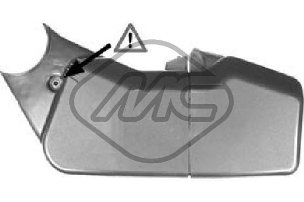 Metalcaucho Vāks, zobsiksna 03751 Metalcaucho 03751 Zobsiksnas vāks FIAT Doblo II Van / Universālis (263) lēti