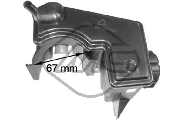 Metalcaucho Kompensācijas tvertne, Stūres past. hidrauliskā eļļa 03844 Metalcaucho 03844 Hidrauliskās eļļas izplešanās tvertne Peugeot 308 CC par izdevīgu cenu