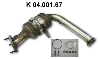 EBERSPÄCHER Catalizzatore 04.001.67 04.001.67 costo Catalizzatore EBERSPÄCHER VOLVO 140