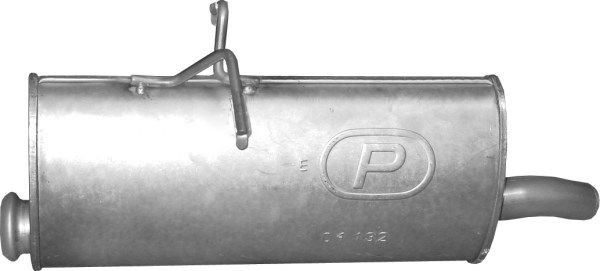 POLMO Rear silencer 04.132 04.132 POLMO exhaust silencer for PEUGEOT BIPPER